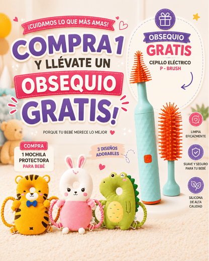 Mochila SalvaPasitos + Cepillo Electrico P-Brush GRATIS
