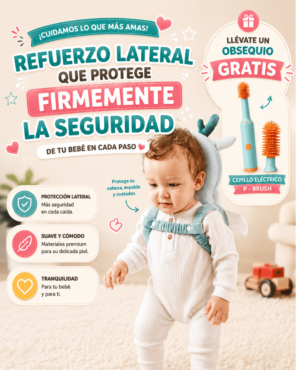 Mochila SalvaPasitos + Cepillo Electrico P-Brush GRATIS