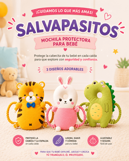 Mochila SalvaPasitos + Cepillo Electrico P-Brush GRATIS